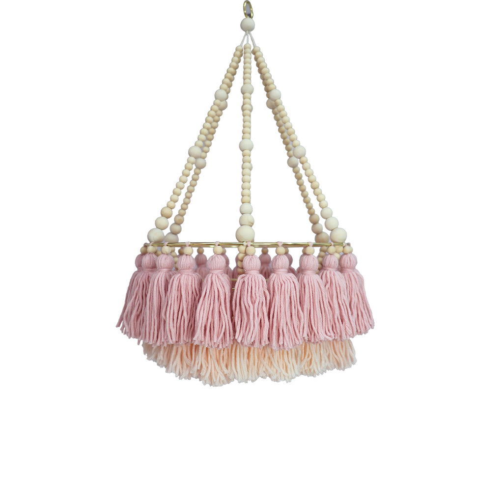 MAGGIE // Double Layer Tassel Chandelier