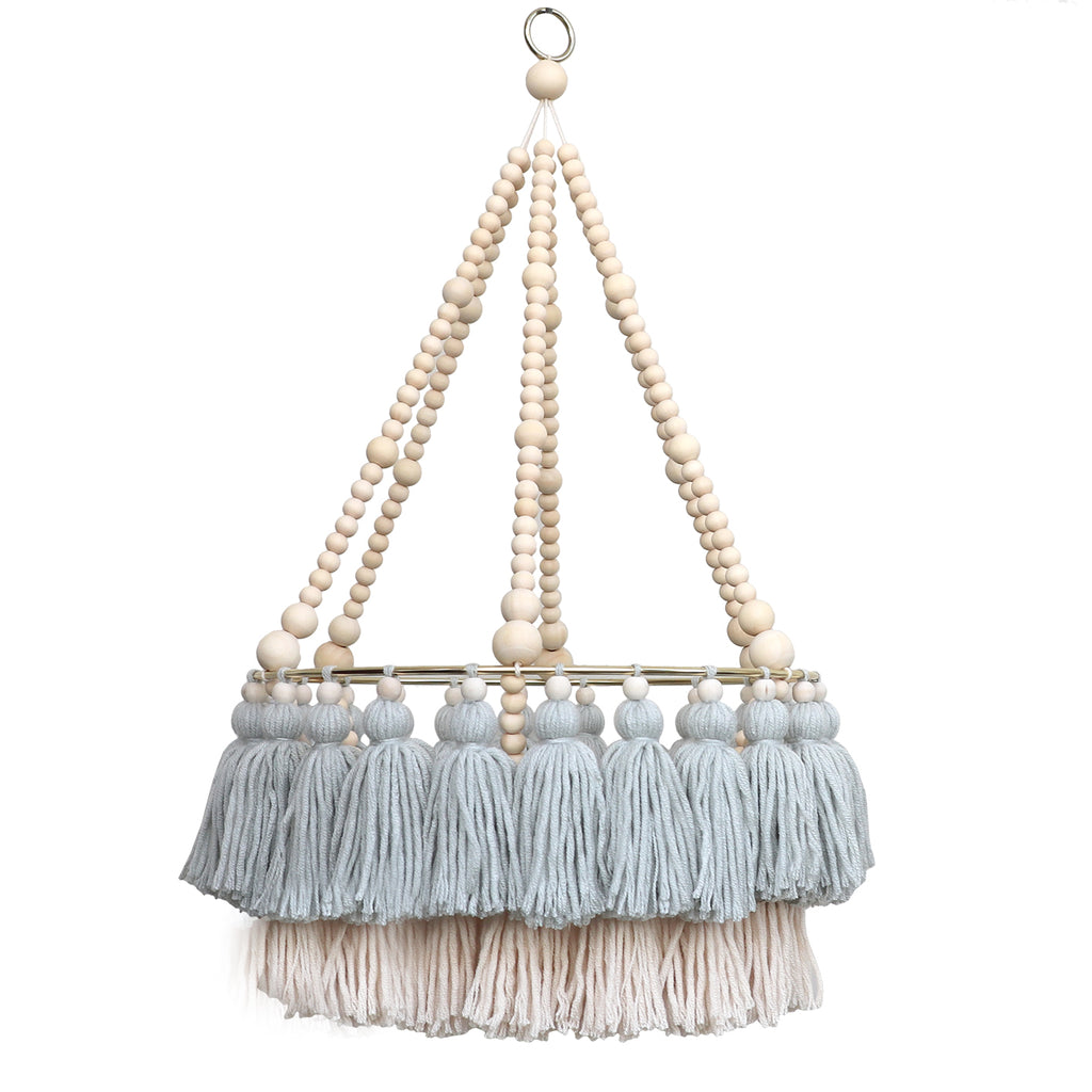 FINN // Double Layer Tassel Chandelier