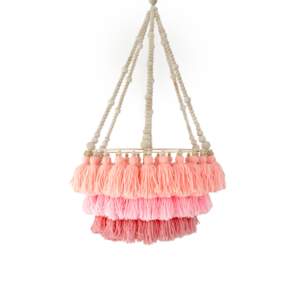 JEMMA // Triple Layer Tassel Chandelier