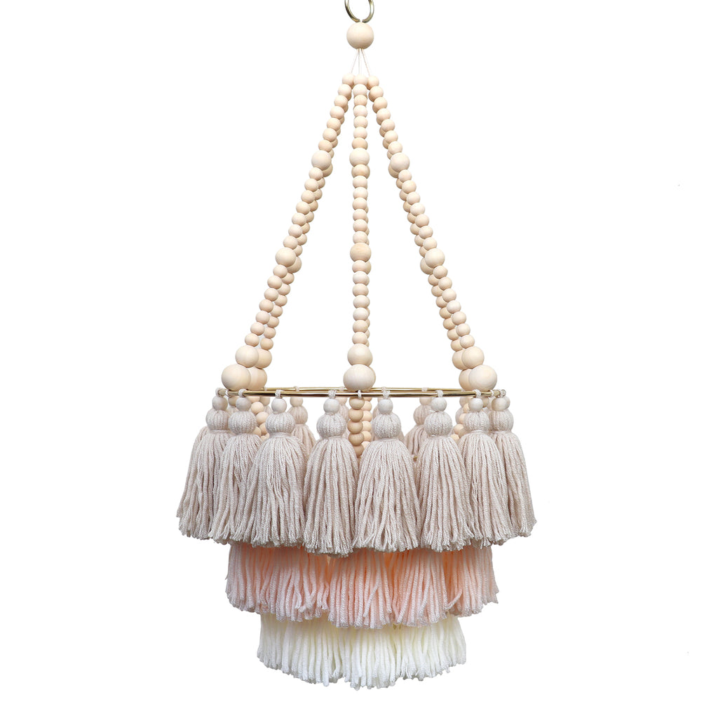 SUMMER // Triple Layer Tassel Chandelier