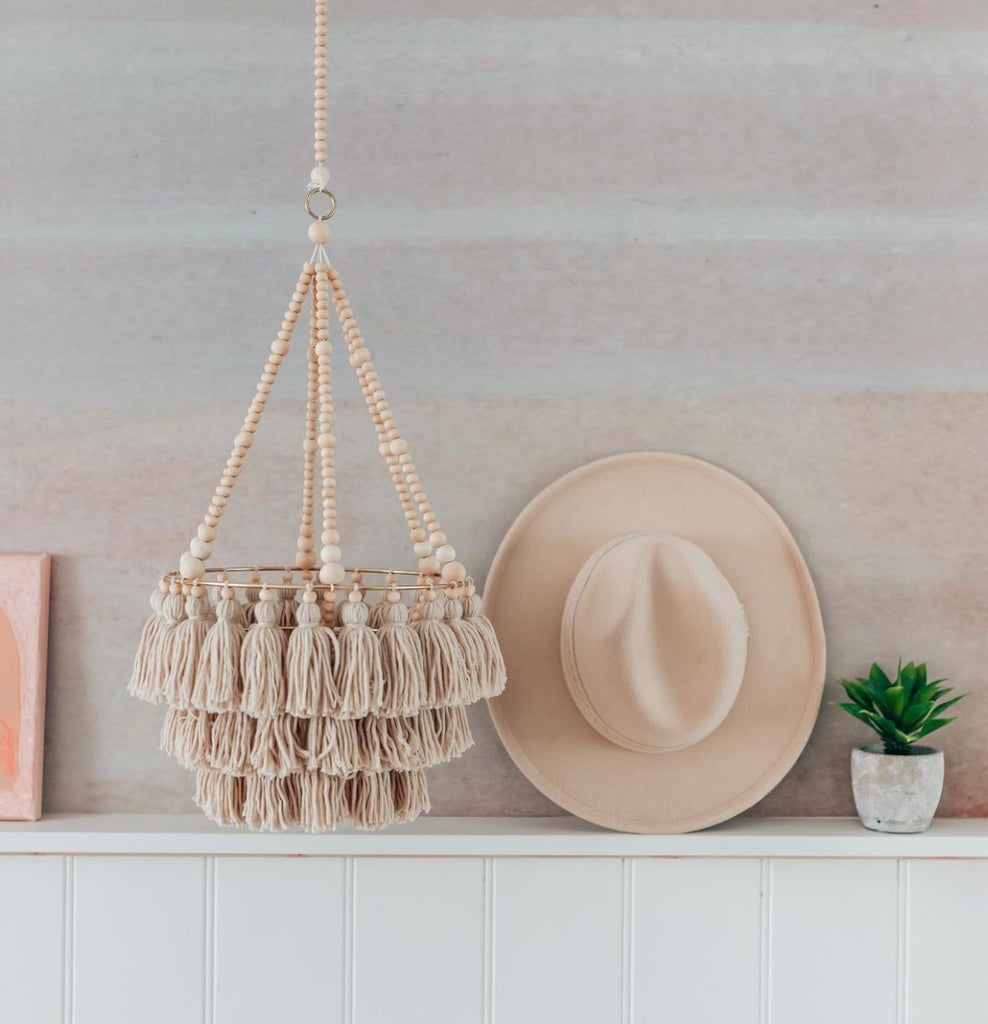 VIENNA // Triple Layer Tassel Chandelier