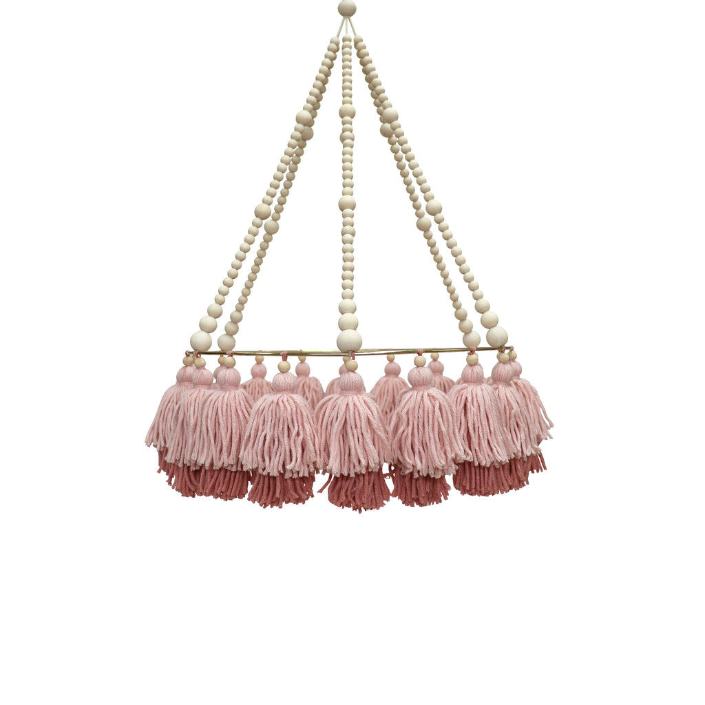 HAZEL // Layered Tassel Chandelier