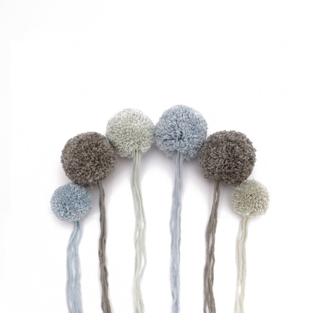 POMPOMS // For Bunny Ears Blue