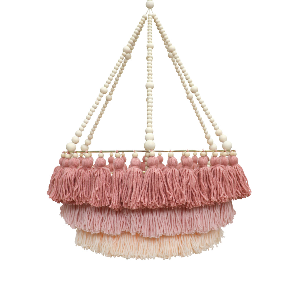 MAISIE // Triple Layer Tassel Chandelier