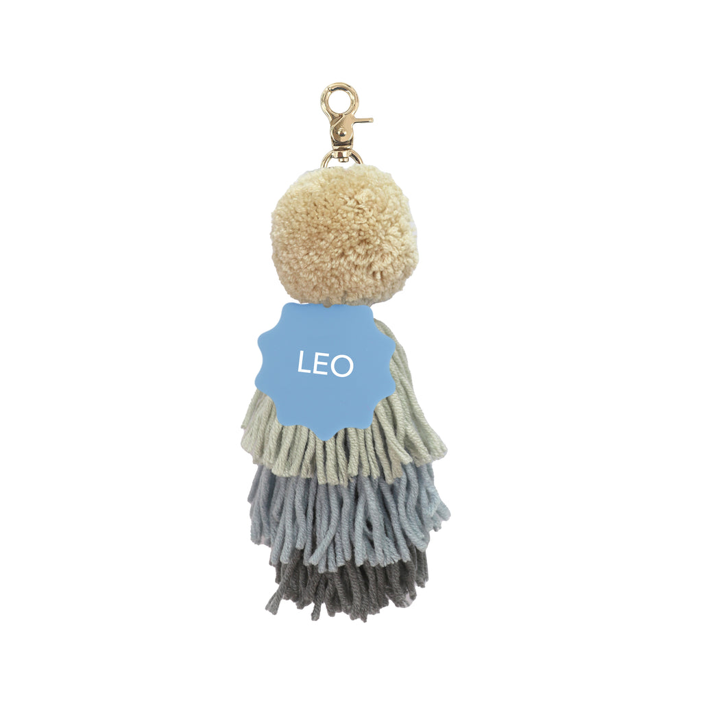 BLUES // Triple Tassel Keyring