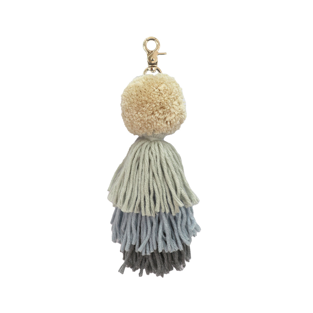 BLUES // Triple Tassel Keyring