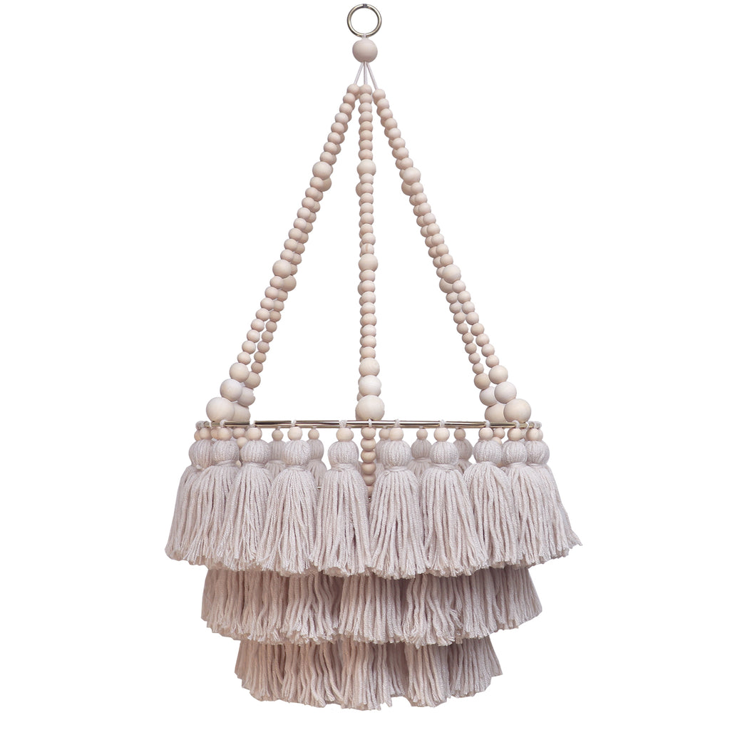 VIENNA // Triple Layer Tassel Chandelier